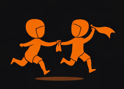 Xiquet jugant al Mocador